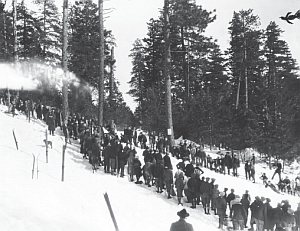 Early Skiing on Snoqualmie Pass by John W. Lundin